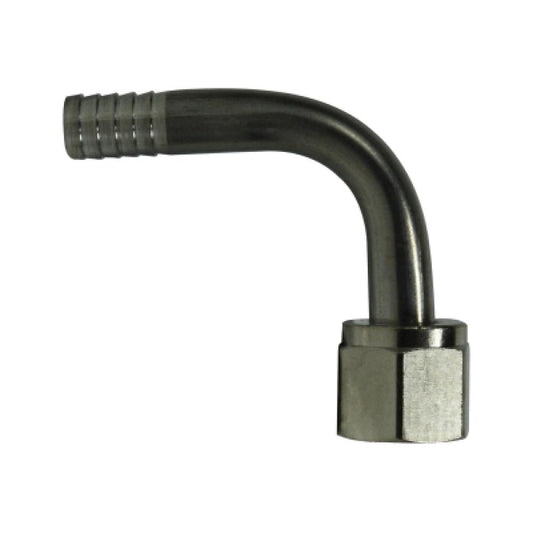 Stainless Steel Female Flare Swivel Nut Elbow — Brass Fittings