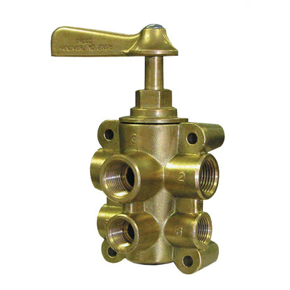 Six Port Valves — Brass Fittings