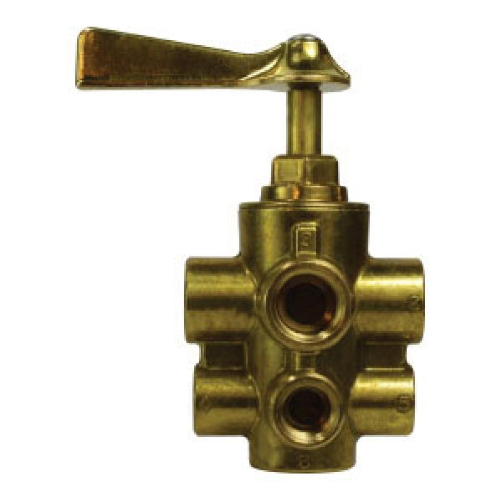 Six Port Valves — Brass Fittings