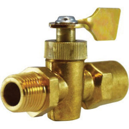 O-ring Sealed Male Iron Pipe X Female Iron Pipe Solid Bottom Valve — Brass Fittings