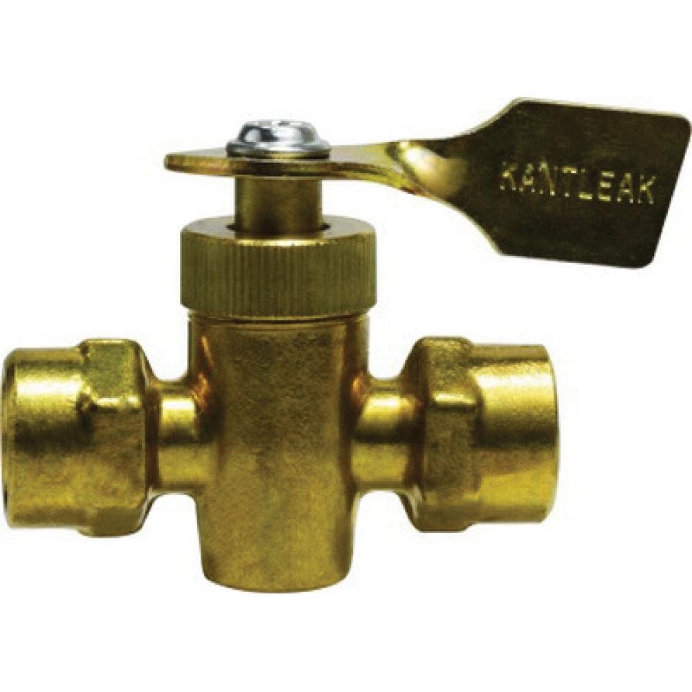 Female Iron Pipe X Female Iron Pipe Solid Bottom Valve — Brass Fittings