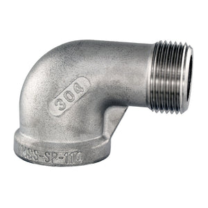 SP 114 Fittings 304 SS — 90-Deg Street Elbows