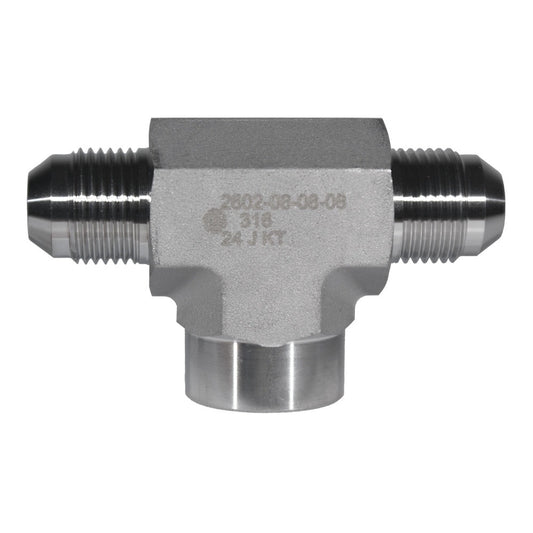 Male JIC 37° to Female Pipe Branch Tee
