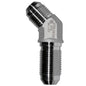 Male JIC 37° Bulkhead Union 45-deg Elbow