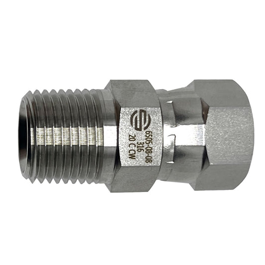 Male Pipe to Female JIC 37° Swivel