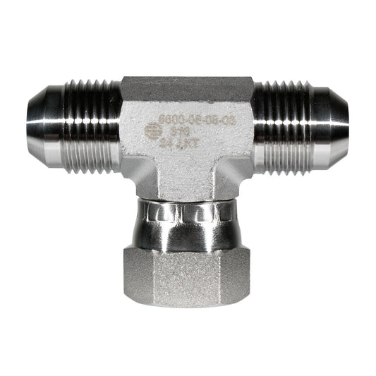 Male JIC 37° to Female JIC 37° Swivel Branch Tee