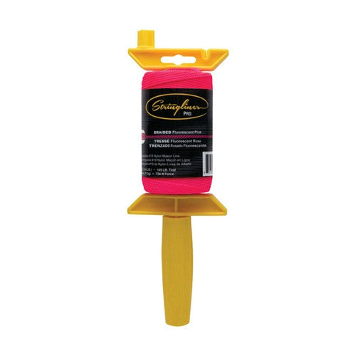 Stringliner Pro Braided Mason Line and Reel 250 ft. Pink