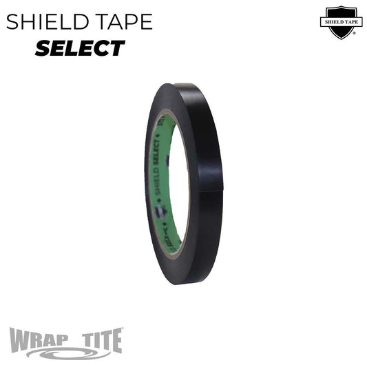 1/2"  x 60 yards, Black Strapping Select Tape, 144 rls/cs