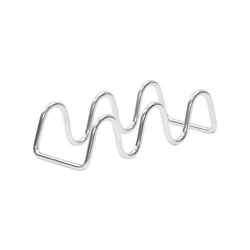 TableCraft Taco Taxi Silver Stainless Steel Taco Holder