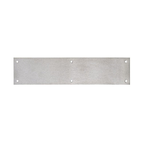 Tell 3-1/2 in. H X 15 in. L Brushed Stainless Steel Stainless Steel Push Plate