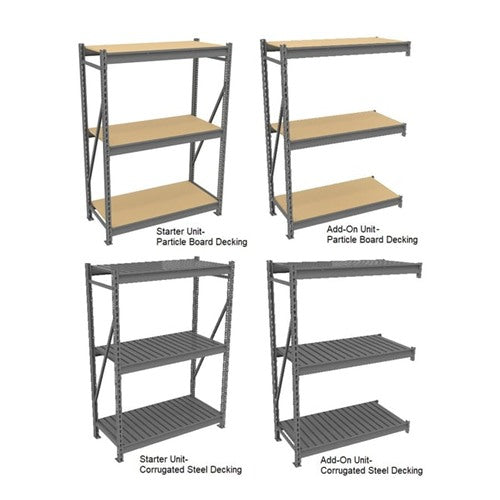 Tennsco Bulk Storage Racks