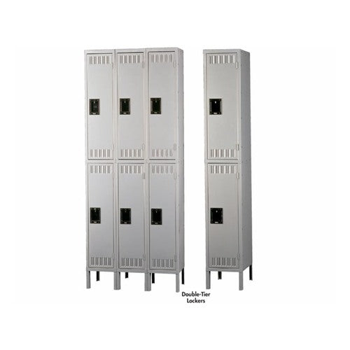 Tennsco Durable Steel Lockers - Double-Tier