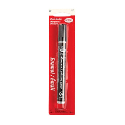 Testors Gloss Black Enamel Paint Marker 0.3 oz