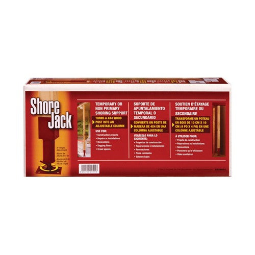 Tiger Brand Jack Post 4 in. D X 18.3 in. H Temporary Shore Jack 24700 lb