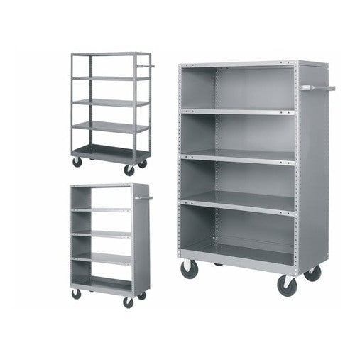 Tri-Boro Shelving & Partition Corp. Mobile Shelf Trucks