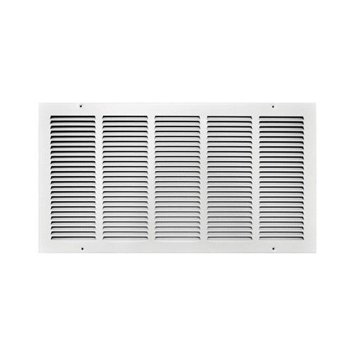 Tru Aire 24 in. H X 12 in. W 1-Way Powder Coat White Steel Return Air Grille