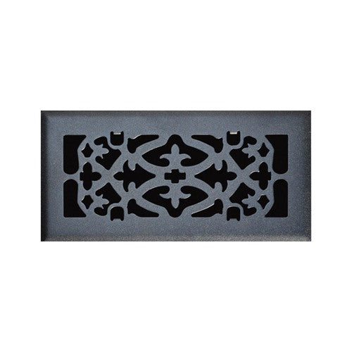 Tru Aire 4 in. H X 10 in. W 1-Way Matte Black Steel Floor Diffuser