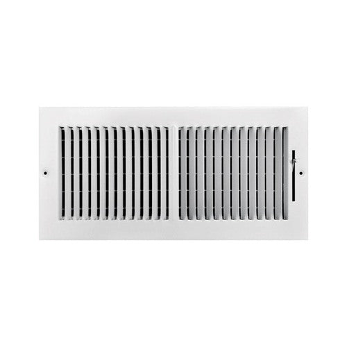 Tru Aire 6 in. H X 14 in. W 2-Way Powder Coat White Steel Wall/Ceiling Register