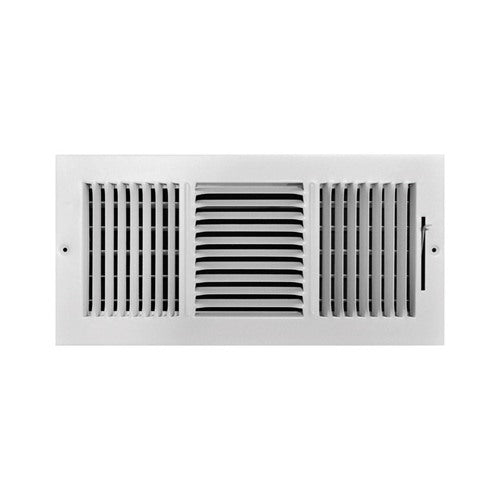 Tru Aire 6 in. H X 14 in. W 3-Way Powder Coat White Steel Wall/Ceiling Register