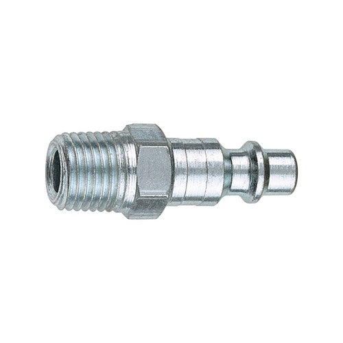 Tru-Flate Steel 1/4 in. I/M Style Plug 3/8 in. Male 1 pc