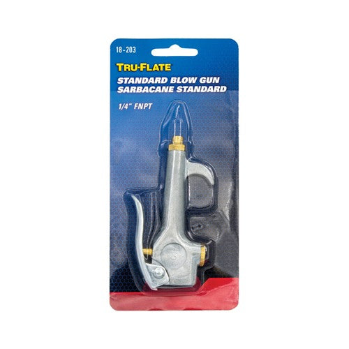 Tru-Flate Steel Air Blow Gun 1/4 in. FNPT