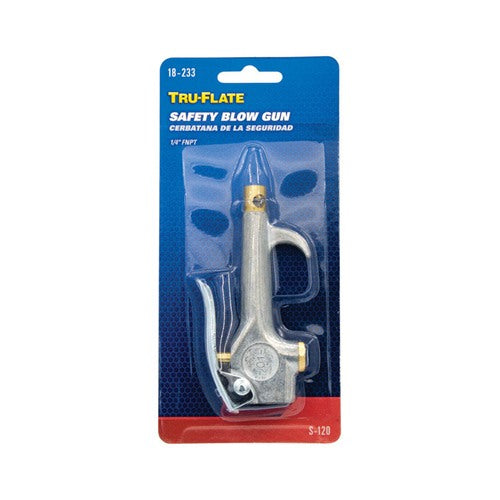 Tru-Flate Steel Air Blow Gun Safety Lever 1/4 in. FNPT 1 pc