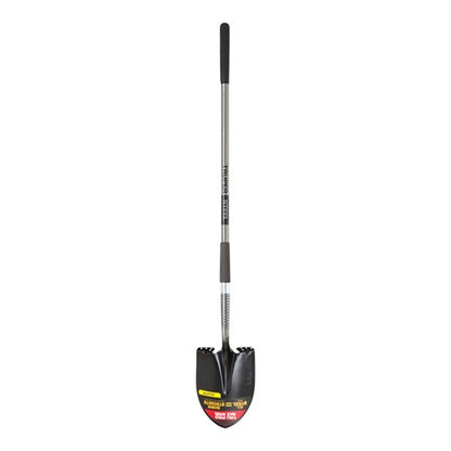 Truper Tru Pro 58 in. Steel Round Digging Shovel Steel Handle