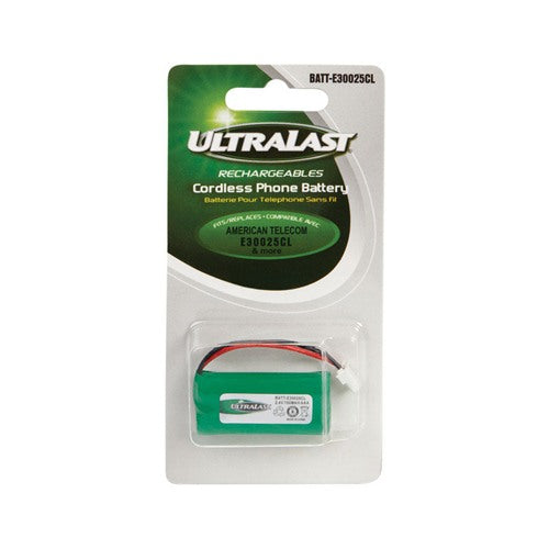 UltraLast NiMH AAA 2.4 V 750 mAh Cordless Phone Battery BATT-E30025CL 1 pk