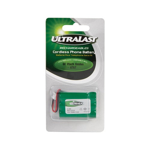 UltraLast NiMH AAA 3.6 V 0.75 mAh Cordless Phone Battery BATT-27910 1 pk