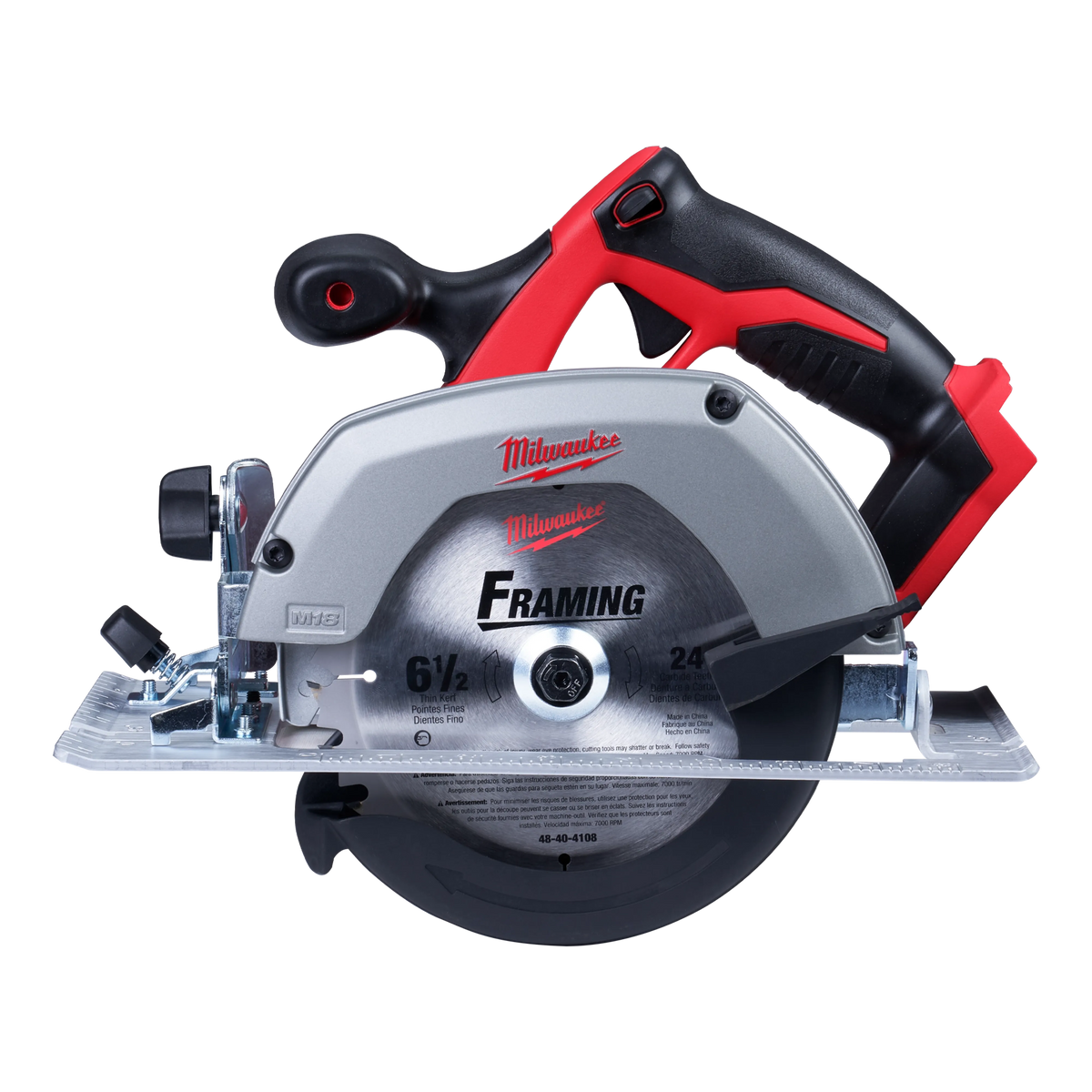 Milwaukee M18 6-1/2 in. Cordless Brushed Circular Saw Tool Only - Image 1