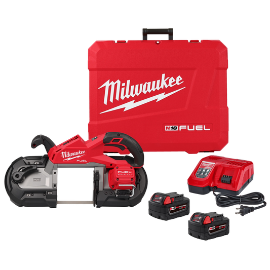 Milwaukee M18 FUEL Cordless Brushless Deep Cut Band Saw Kit (Battery & Charger)
