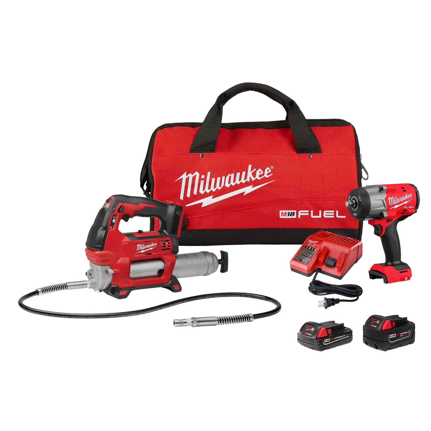 Milwaukee M18 FUEL 1/2 in. Cordless Brushless High Torque Impact Wrench Kit (Battery & Charger)