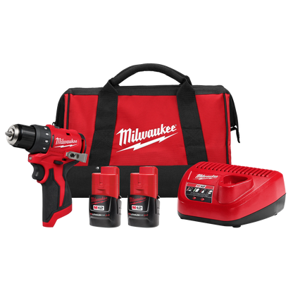 Milwaukee M12 3/8 in. Brushless Cordless Drill/Driver Kit (Battery & Charger)