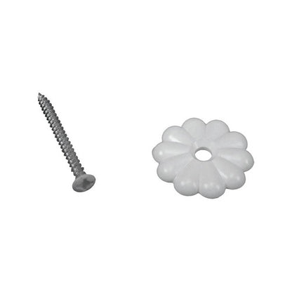 US Hardware RV Rosette Button 24 pk