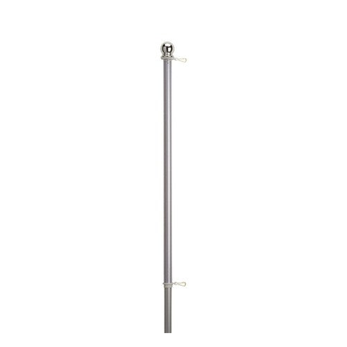 Valley Forge 6 ft. L Aluminum Flag Pole Brushed
