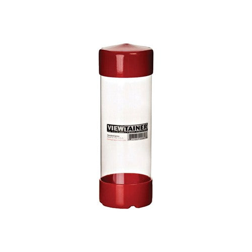 Viewtainer 3 in. W X 8 in. H Slit Top Container Plastic Red