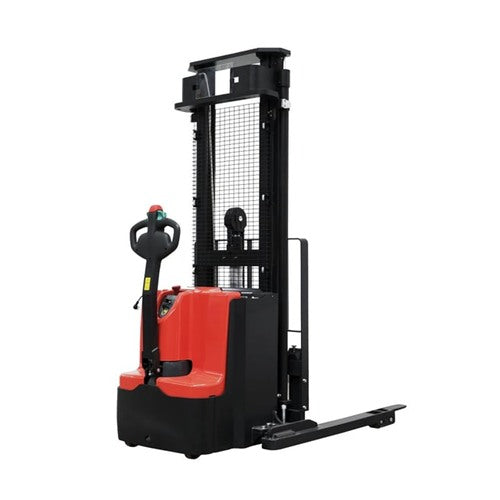 13"W × 81"D × 57"H | Walkie Long Handle Straddle Stackers
