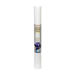 Warp's Plast-O-Mat 10 ft. L X 24 in. W White Non Adhesive Ribbed Shelf Liner PM210-W