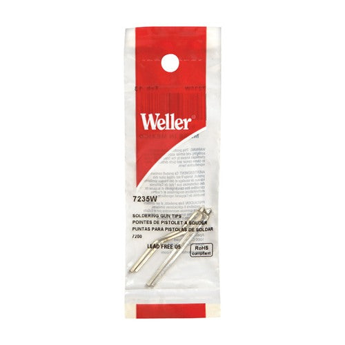 Weller Lead-Free Soldering Iron Tip Copper 2 pc