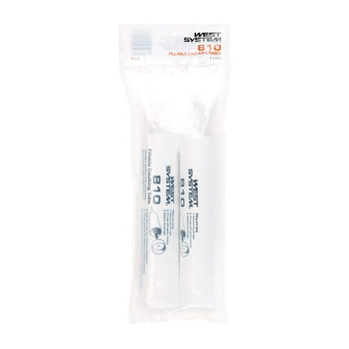 West System White Lightweight Plastic Fillable Caulking Tubes 2 pk