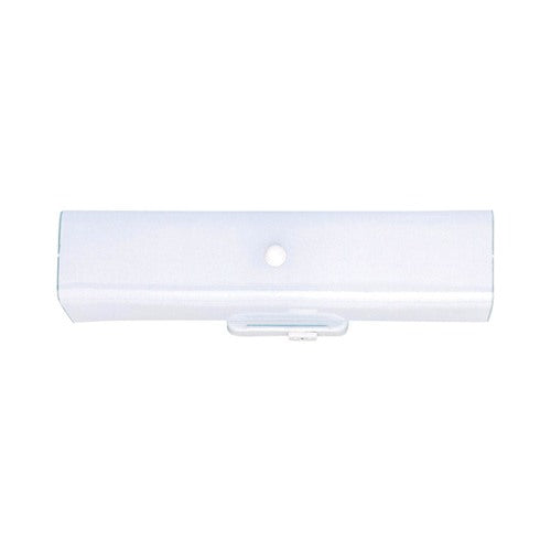 Westinghouse White 2 lights Incandescent Bathroom Channel Fixture Wall Mount