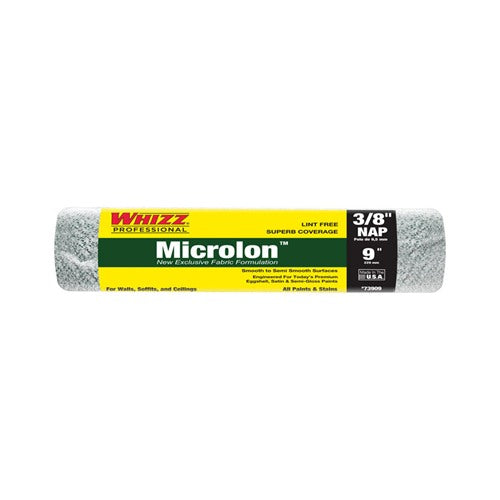 Whizz Microlon 9 in. W X 3/8 in. Cage Paint Roller Cover 1 pk