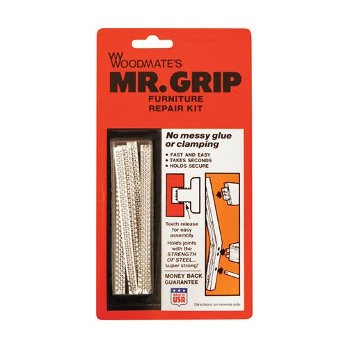 Woodmate's Mr. Grip 1/2 in. D X 4 in. L Steel Screw Hole Repair Kit 1 pk