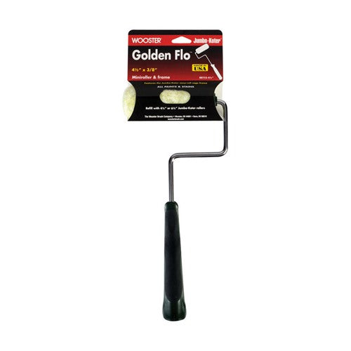 Wooster Jumbo-Koter 4-1/2 in. W Mini Paint Roller Frame and Cover Threaded End