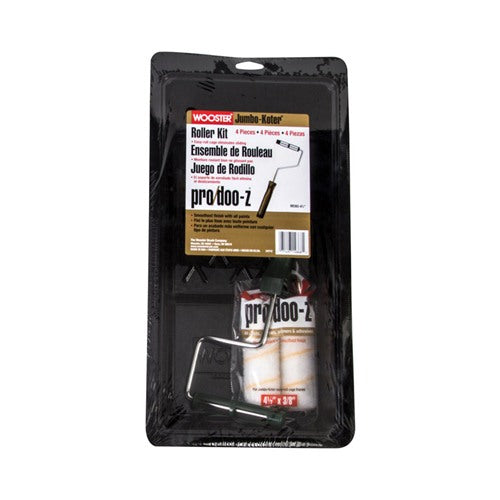 Wooster Pro/Doo-Z 4.5 in. W Mini Paint Roller Kit Threaded End