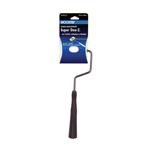 Wooster Super Doo-Z 3 in. W Trim Paint Roller Frame and Cover Threaded End