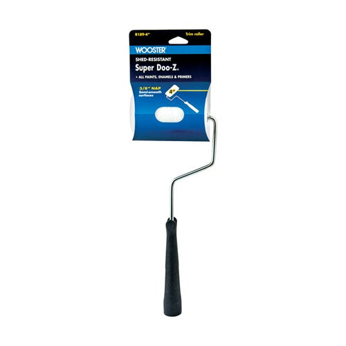 Wooster Super Doo-Z 4 in. W Trim Paint Roller Frame and Cover Threaded End