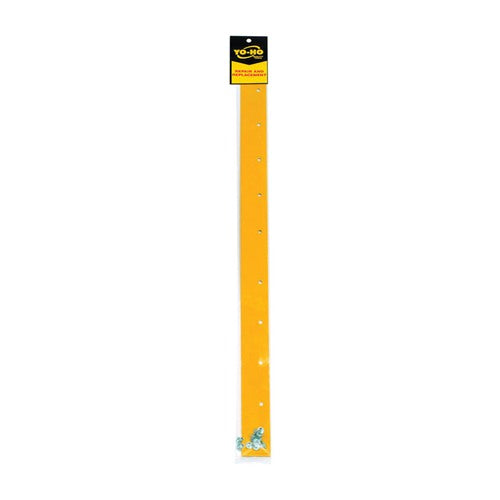 Yeoman Yo-Ho 24 in. W X 24 in. L Steel Snow Shovel Wearstrip