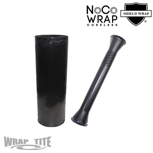 17" Oscillated x 1,476, Pre-Stretch, 256 rls/plt; 7.4 mic with folded edges (no hub label) Black