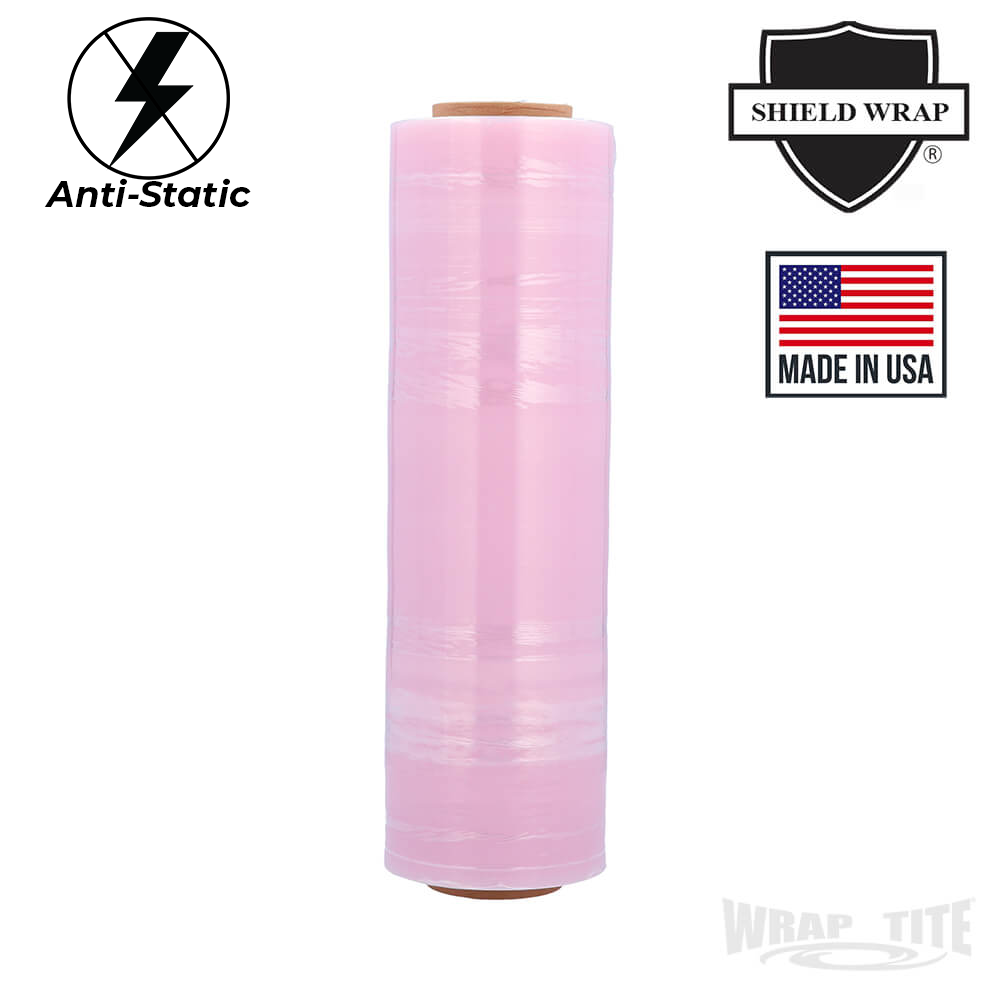 18 x 1500 x 80, 4 RLS/CS, Pink anti-Stat hand stretch